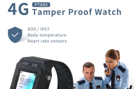 Demo video of wearing tamperproof watch PT880